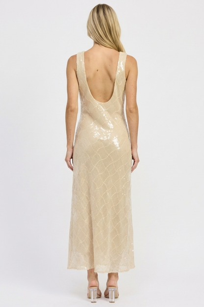 Arya Sequin Midi Dress