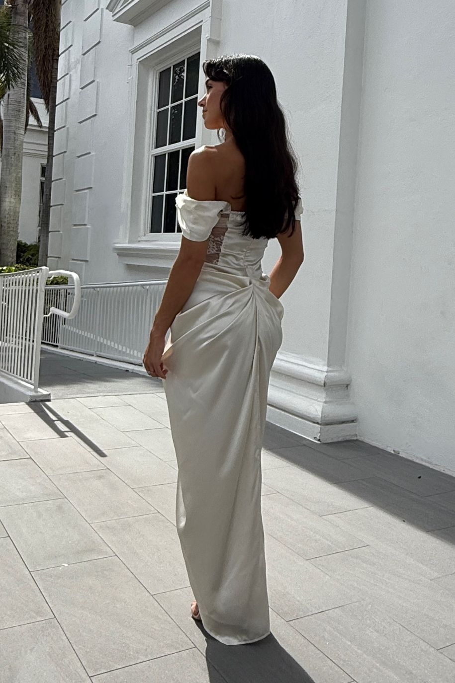 Leilani Satin Lace Dress