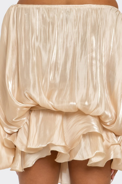 Angie Champagne Romper