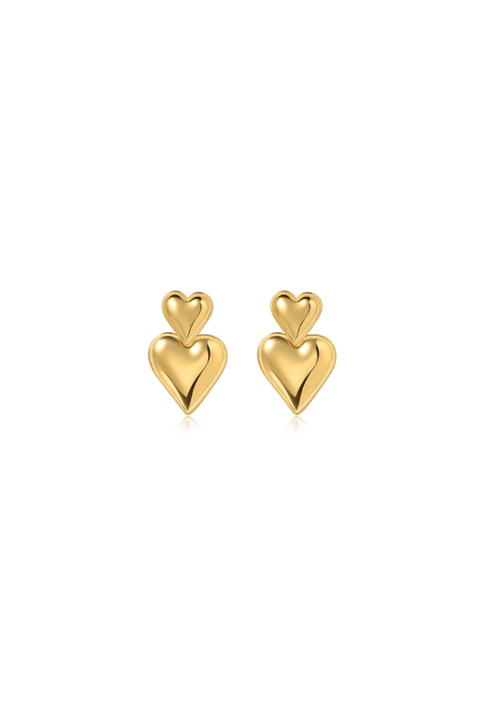 Brynn Heart Earring - Sahira Jewelry