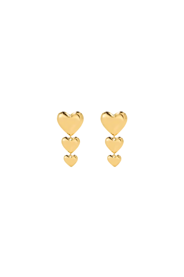Tori Heart Drop Earring - Sahira Jewelry