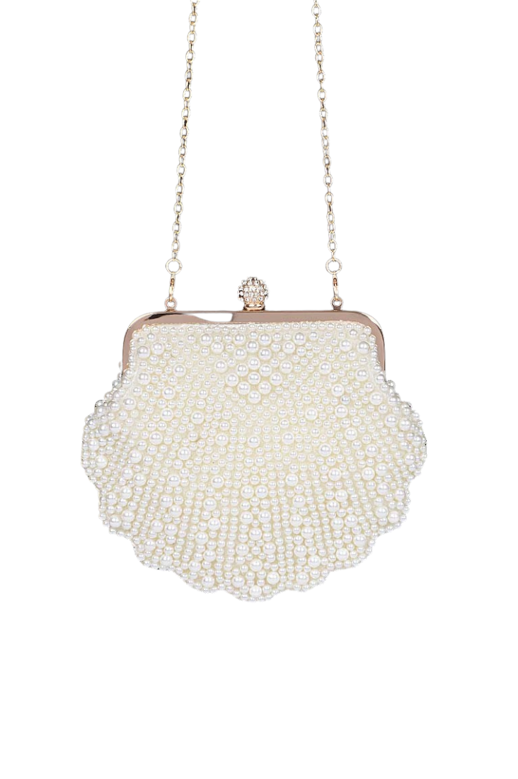 Pearl Shell  Clutch Bag