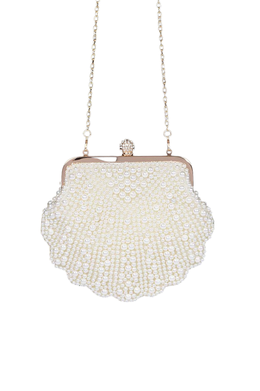 Pearl Shell  Clutch Bag