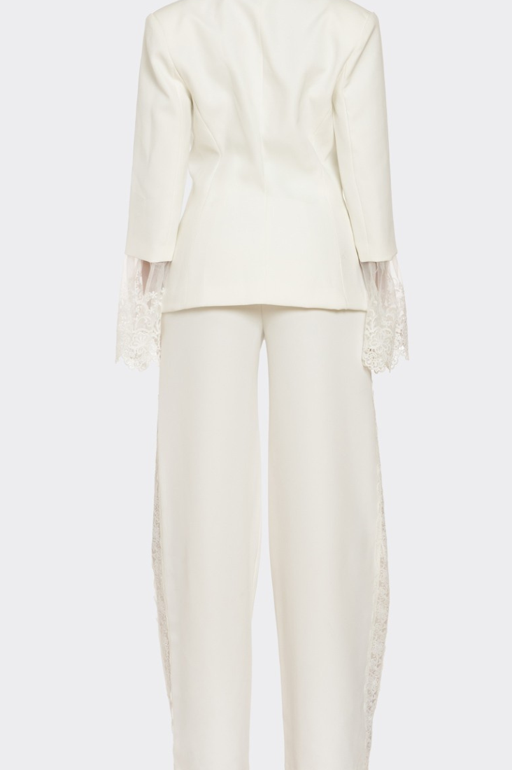 Tyler Lace Blazer Pant Set