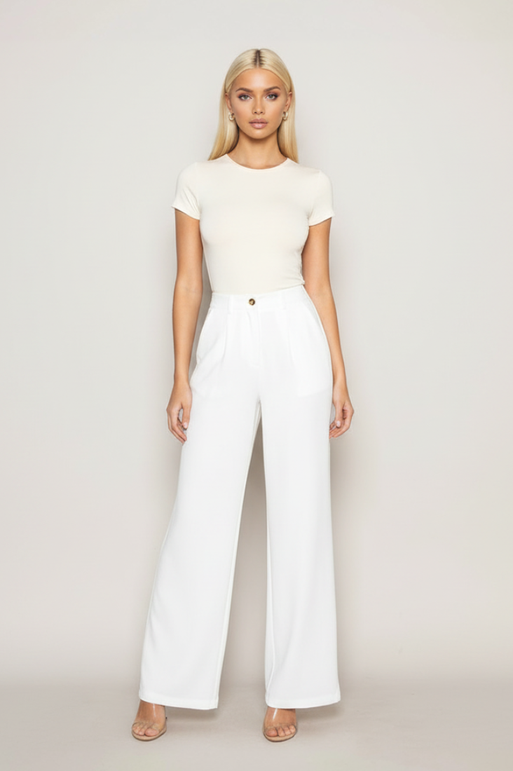 Mia Pants - White