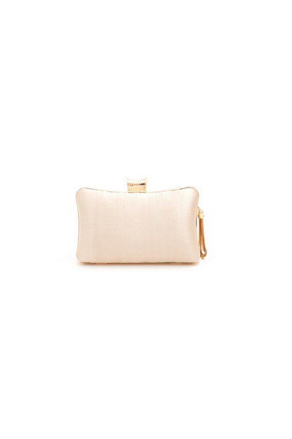 Satin Pleated Clutch