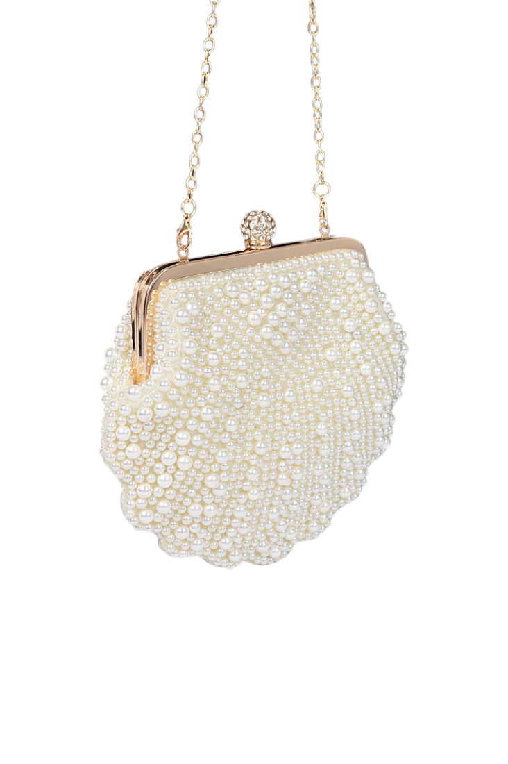Pearl Shell  Clutch Bag