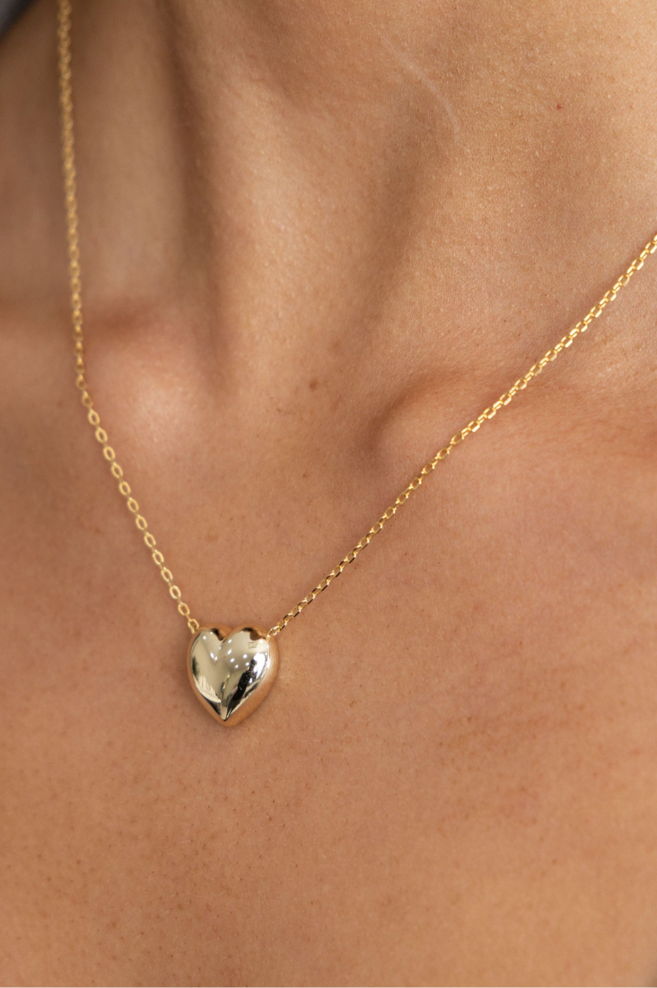 Brianna Heart Necklace - Sahira Jewelry