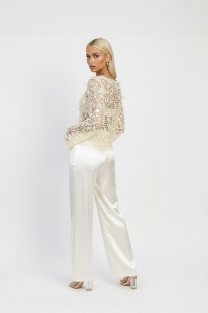 Serenity Sequin Mesh Top