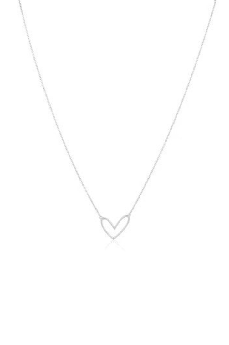 Abigail Open Heart Necklace - Sahira Jewelry