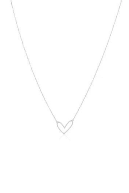 Abigail Open Heart Necklace - Sahira Jewelry