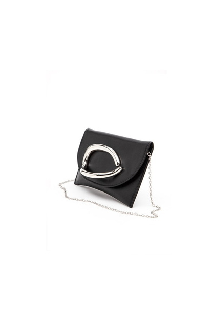 Metal Envelope Clutch Bag