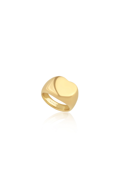 Heart Signet Ring - Sahira Jewelry