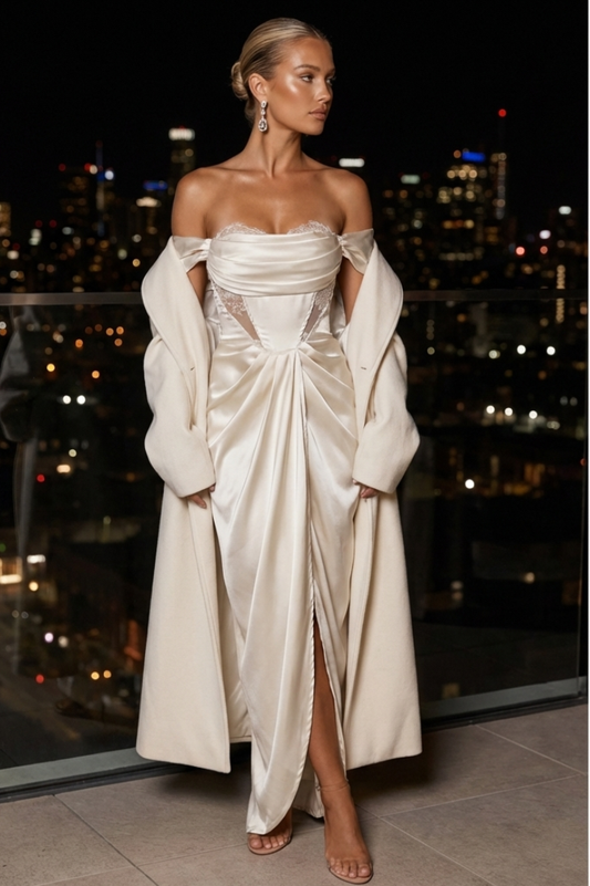 Leilani Satin Lace Dress