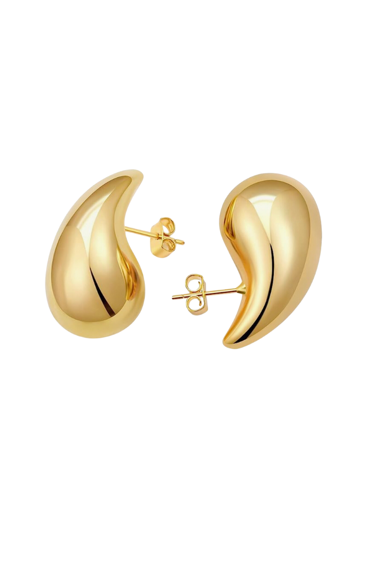 Miley Drop Earrings - Gold