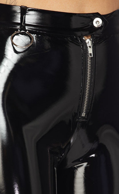 Black Latex Pants