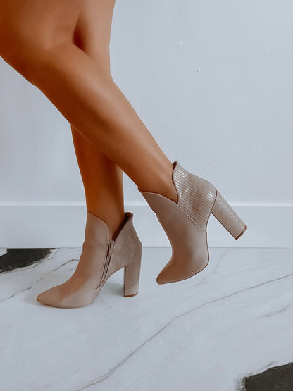 Alice Booties - Taupe