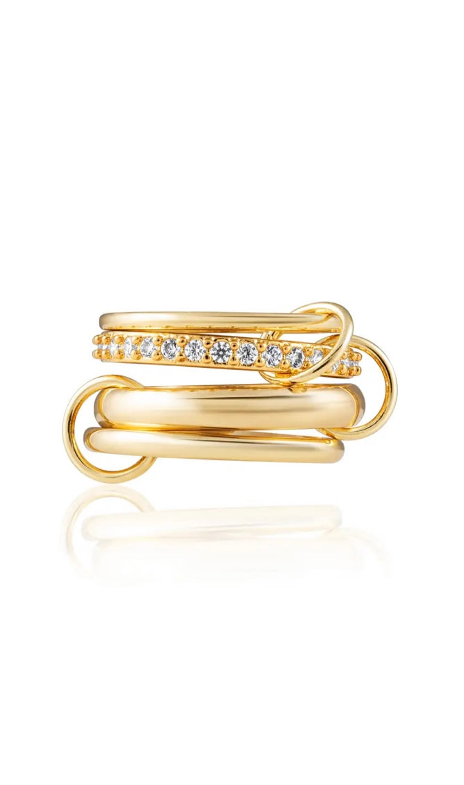 Lora Stackable Ring Set - Sahira Jewelry Design